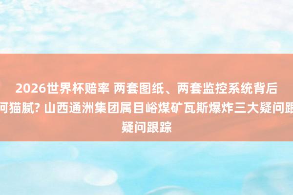 2026世界杯赔率 两套图纸、两套监控系统背后有何猫腻? 山西通洲集团属目峪煤矿瓦斯爆炸三大疑问跟踪