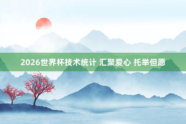 2026世界杯技术统计 汇聚爱心 托举但愿